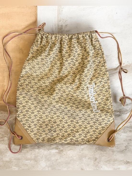 Timberland Other - Timberland Tan Drawstring Canvas Cinch Bag backpack